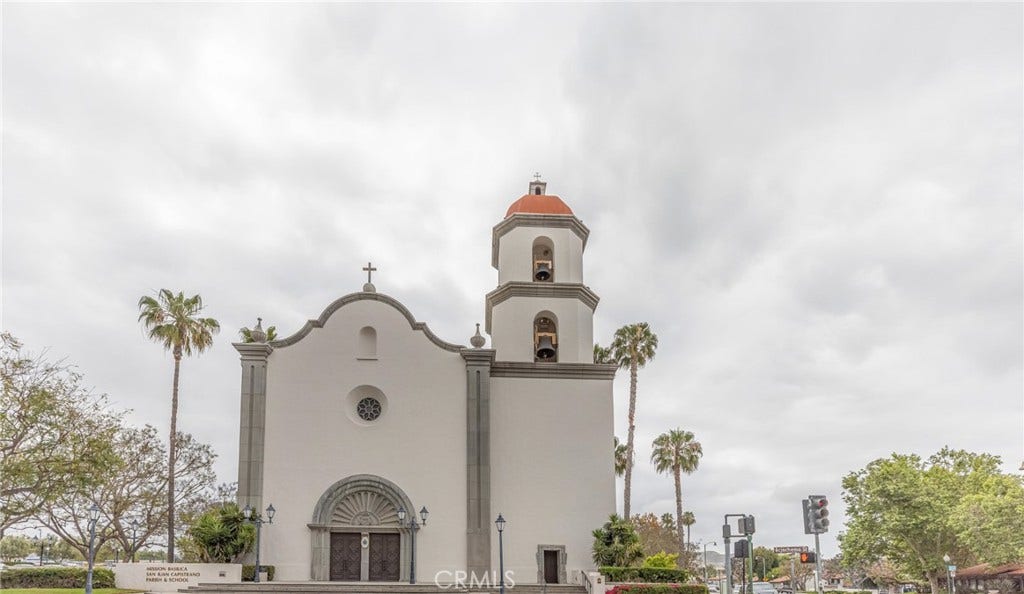 28242 Camino Del Rio, San Juan Capistrano, CA 92675 Mission Basilica San Juan Capistrano, a prominent local landmark reflecting the citys Spanish heritage.