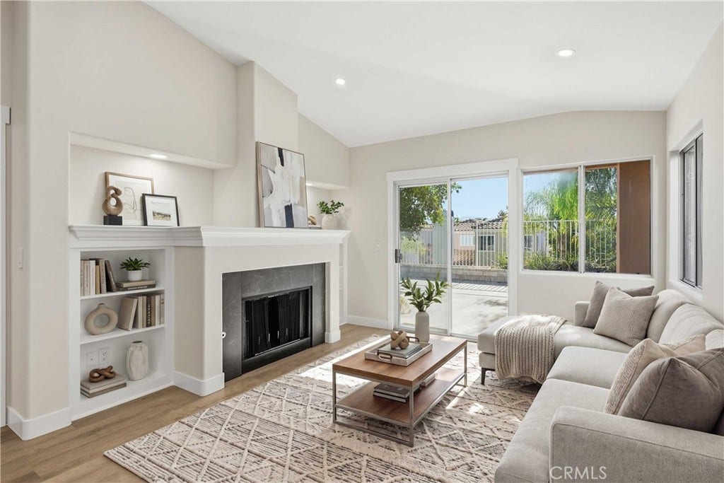 25810 Browning Place, Stevenson Ranch, CA 91381 Virtually staged living room