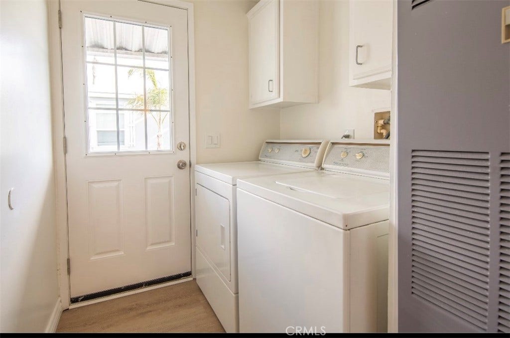 Laundry Room with washer and dryer