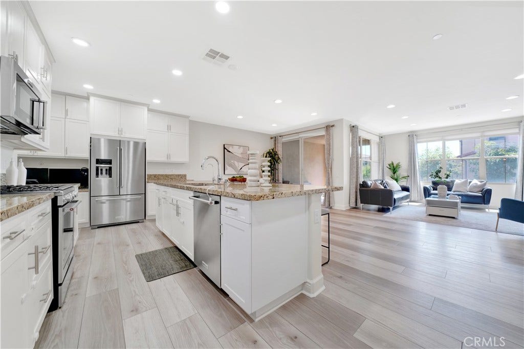 92 Capricorn, Irvine, CA 92618 Kitchen Open to Living & Dining Room