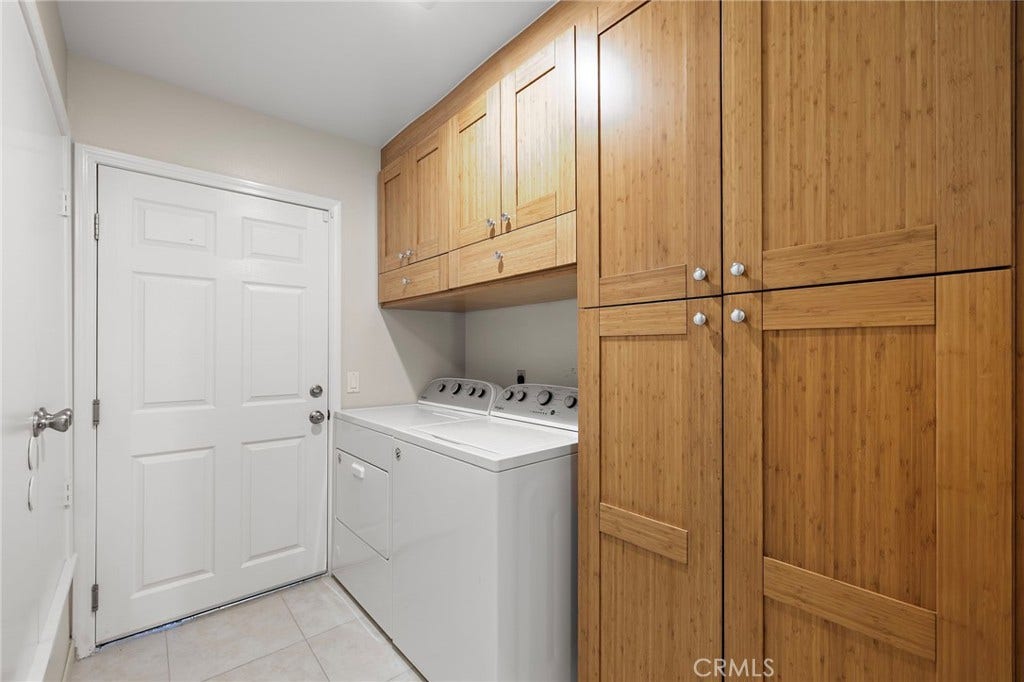 Laundry Room + Pantry with Sliding Shelves