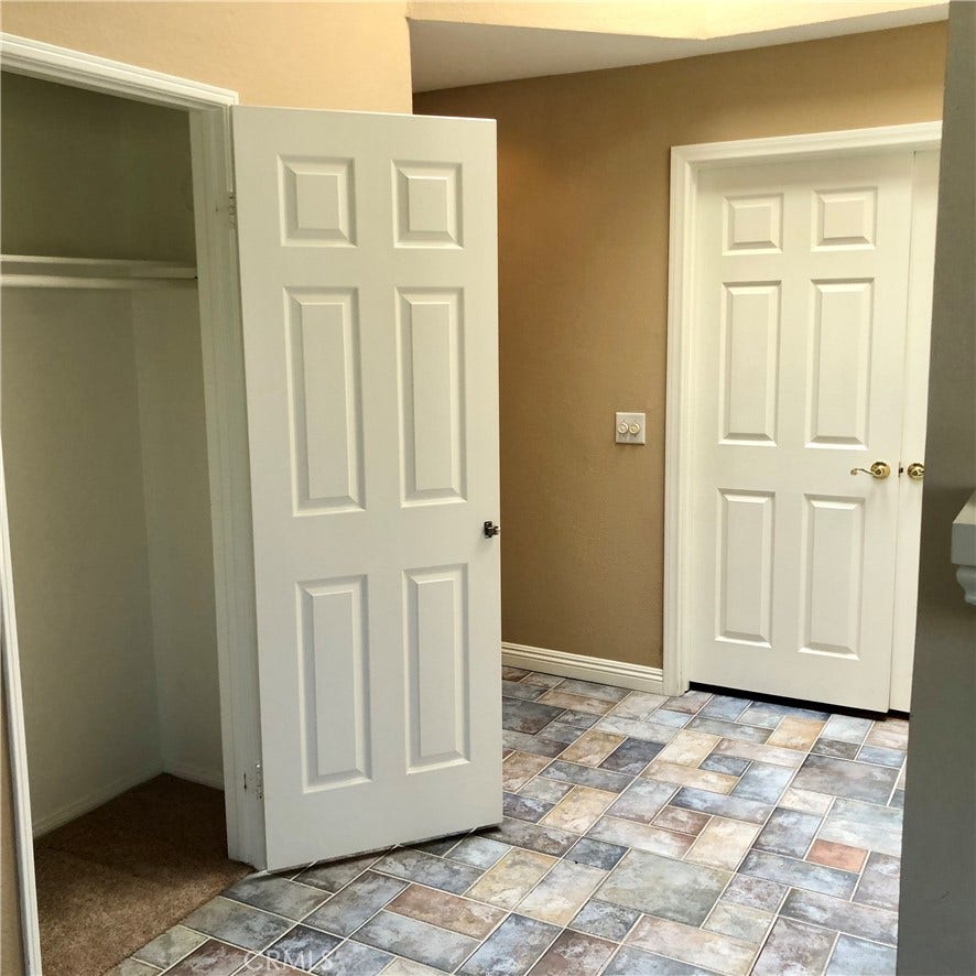 Guest closet and sky lights