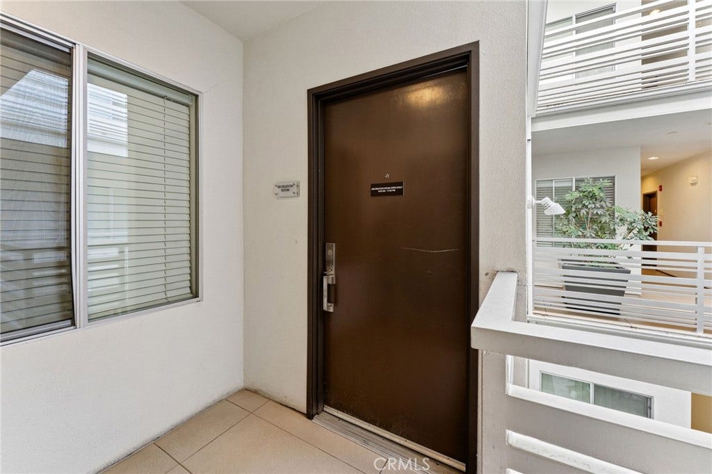 118 N Kings Rd, #201, Los Angeles, CA 90048 HOA Rec room on 3rd floor