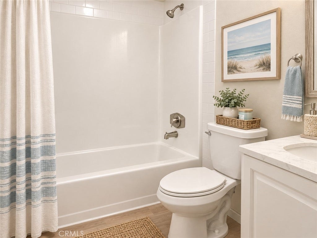 3796 Alabama, #004, San Diego, CA 92104 Bathroom virtually staged