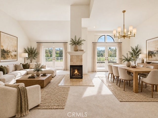 23534 Longmeadow, Mission Viejo, CA 92692 Virtual Staged Living room