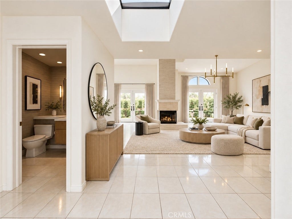 23534 Longmeadow, Mission Viejo, CA 92692 Virtual Staged Living room