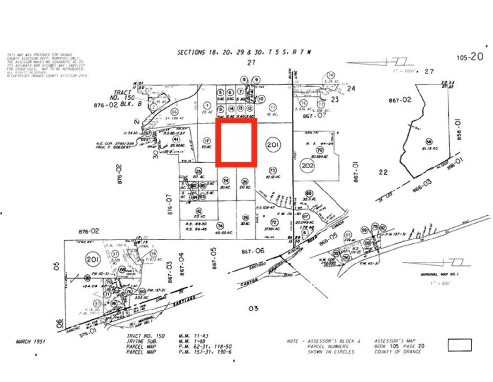 16 Williams Canyon, Silverado, CA 92676 Plot map
