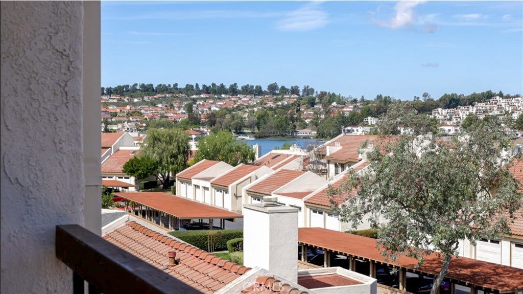 27959 Mazagon, #163, Mission Viejo, CA 92692 View to Lake Mission Viejo from Balcony/Patio