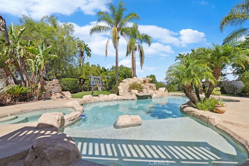 135 Custer Circle, Corona, CA 92881 Beach Access Pool With Built In Basket Ball Hoop