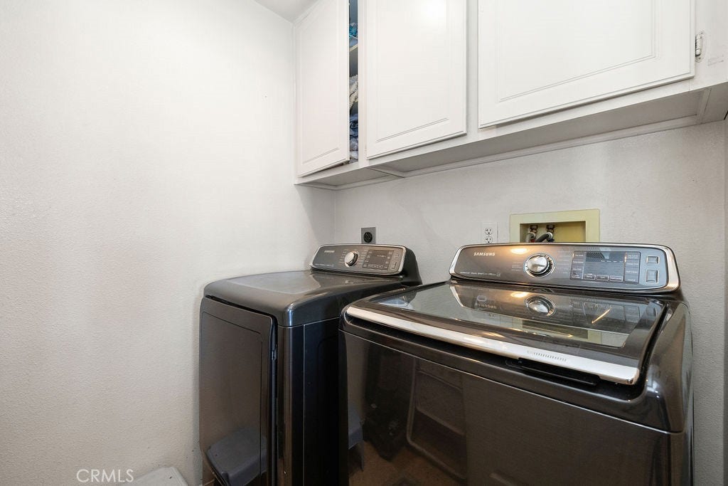 135 Custer Circle, Corona, CA 92881 Laundry Room With Sink, Counter Space and Cabinets