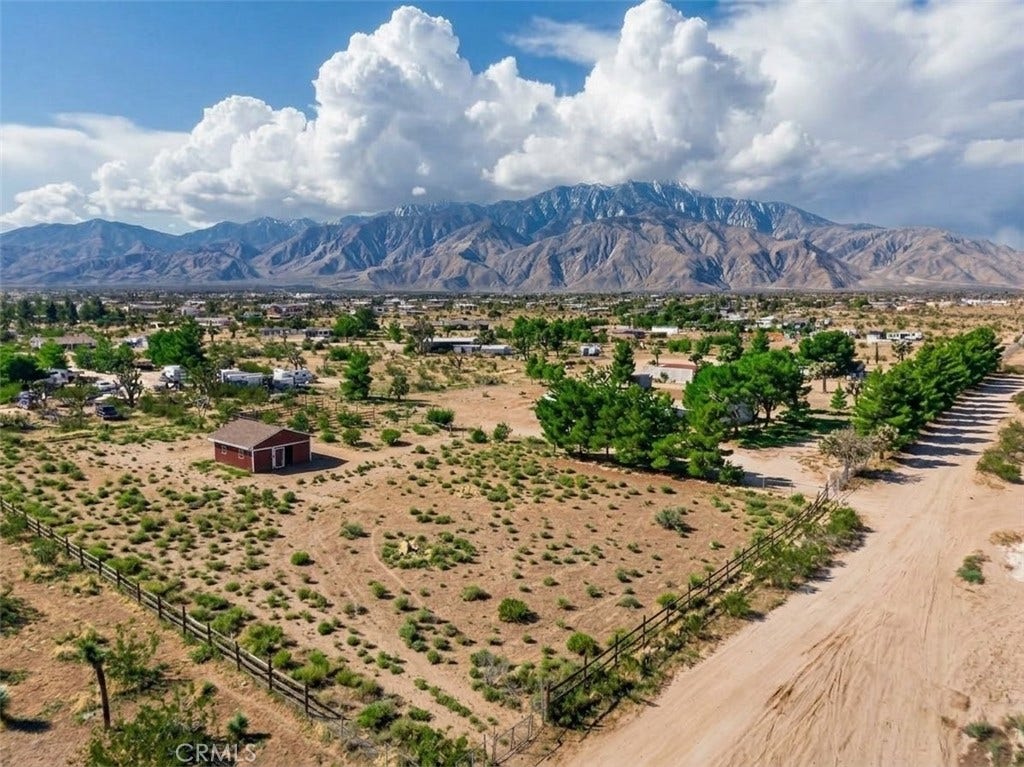 9375 Goss, Victorville, CA 92392 2.25 acres fenced off in two large squares with direct access of the main road for each lot.