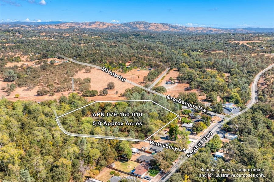 Property photo for 0 Waterbury, Oroville, CA