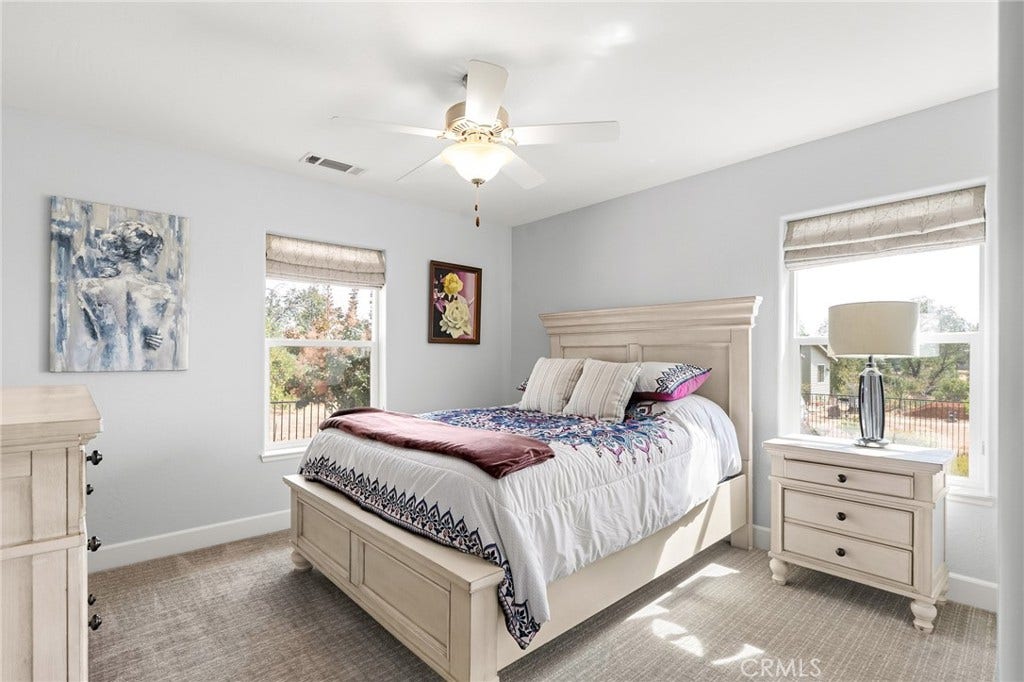 5548 Kemlyn Lane, Paradise, CA 95969 bedroom located at the back side of home