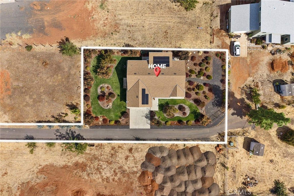 5548 Kemlyn Lane, Paradise, CA 95969 Showing lot with mature landscaping
