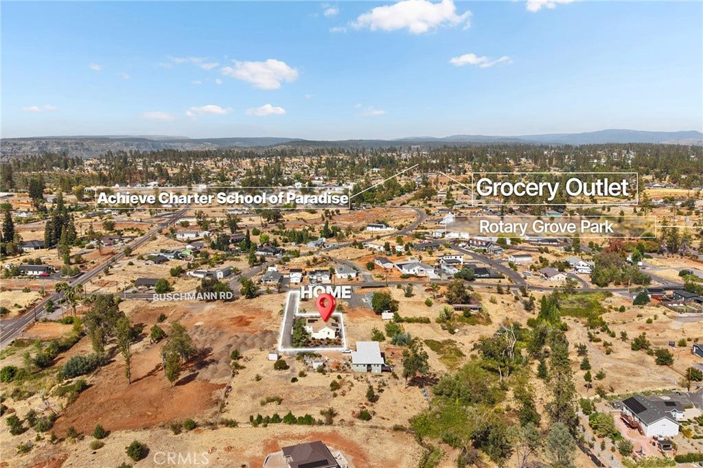 5548 Kemlyn Lane, Paradise, CA 95969 Aerial view
