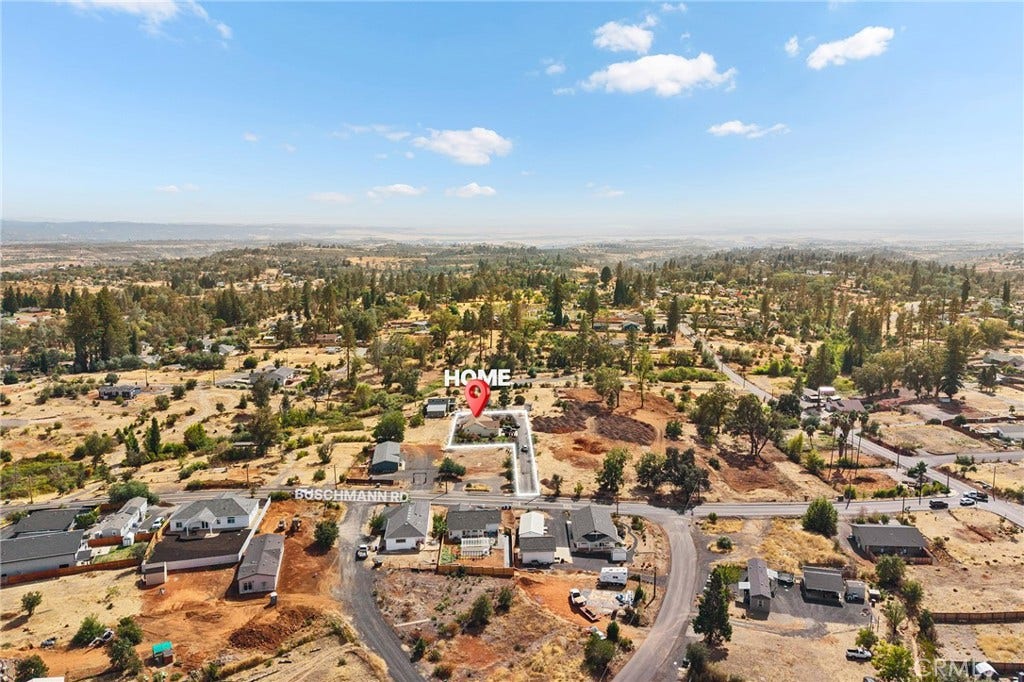 5548 Kemlyn Lane, Paradise, CA 95969 Aerial view