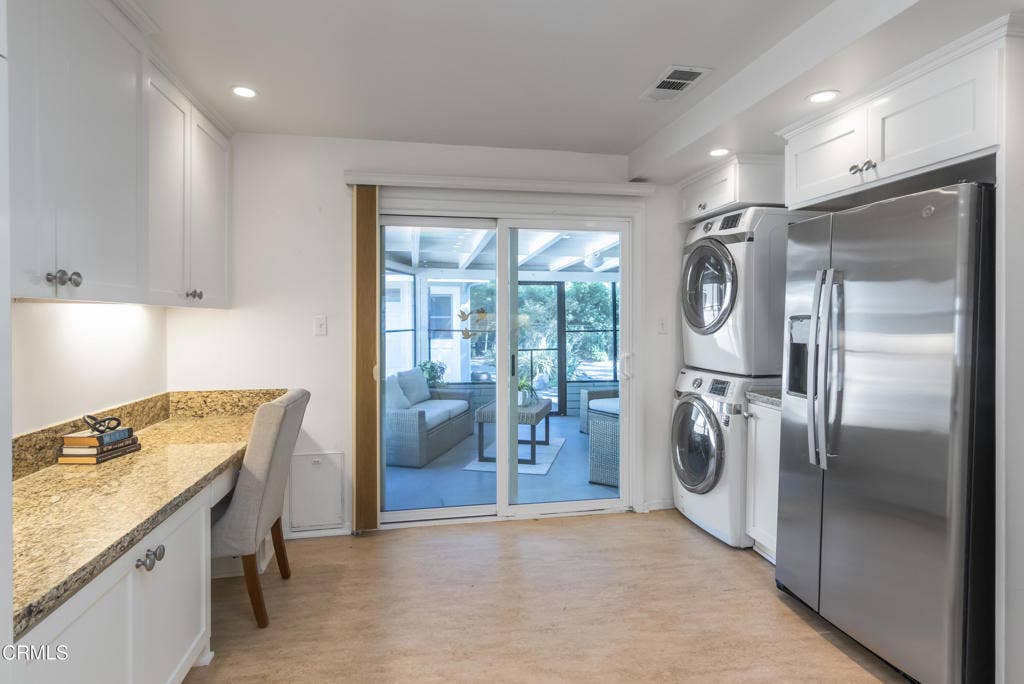 258 N Mayflower Avenue, Monrovia, CA 91016 09-Kitchen with desk appliances and view