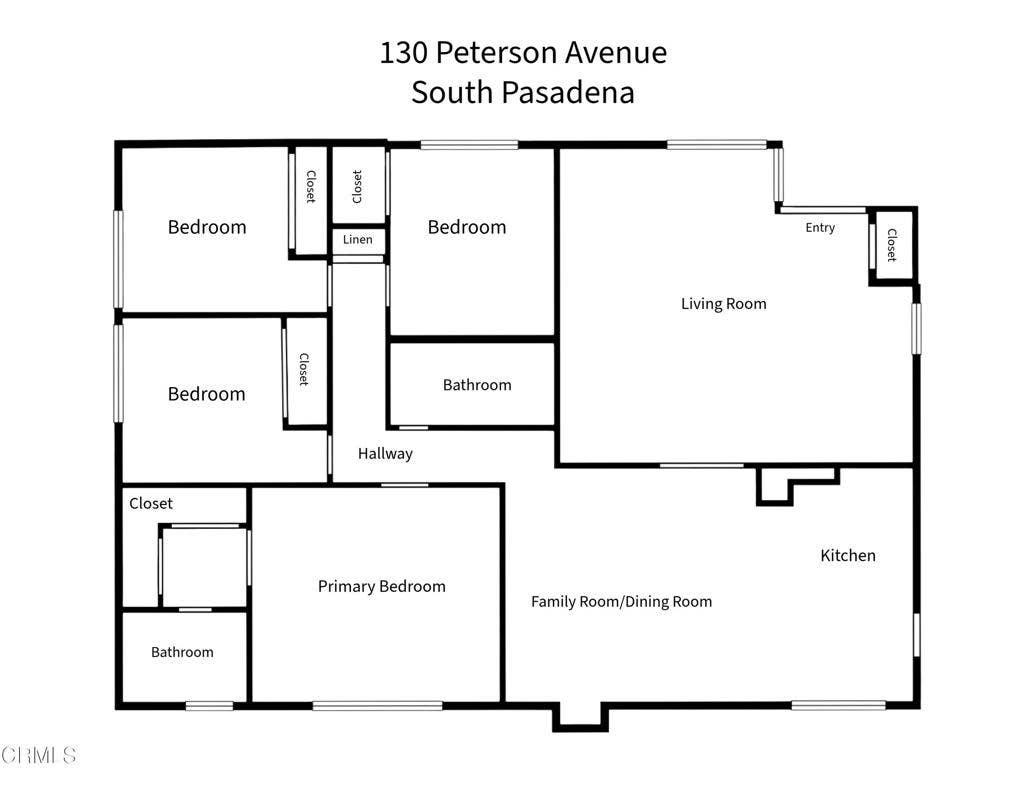 130 Peterson Avenue, South Pasadena, CA 91030 Floorplan_130Peterson_Unbranded