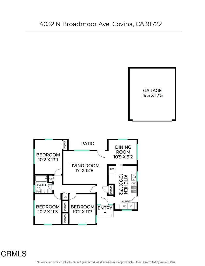 4032 N Broadmoor Avenue, Covina, CA 91722 Floor Plan Image 4032 N Broadmoor Ave, C