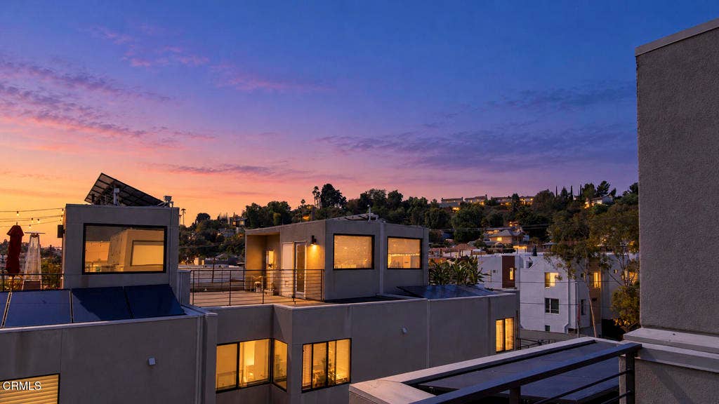 2172 Clifford Street, Los Angeles, CA 90026 29. roof top view_2_IMG_0447_twilight