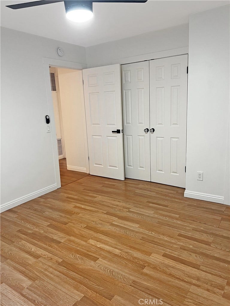 615 Fischer Street, #1, Glendale, CA 91205 Bedroom #1 with huge closets