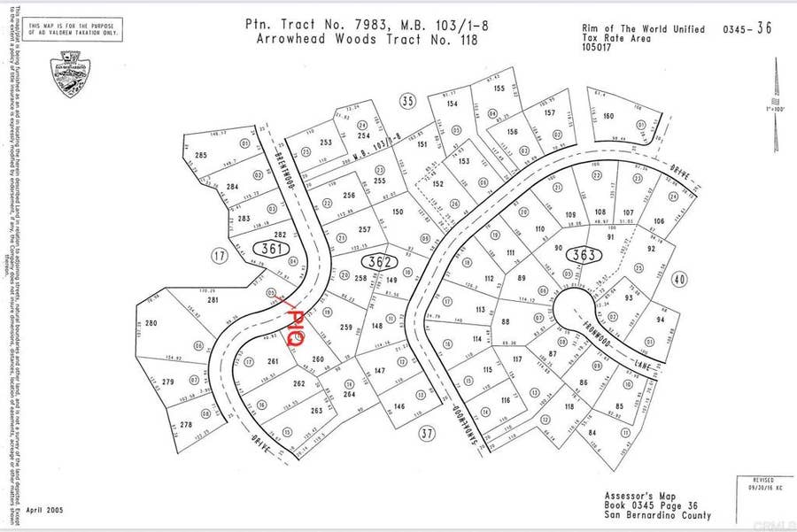 Property photo for 1036 Brentwood Drive, Lake Arrowhead, CA