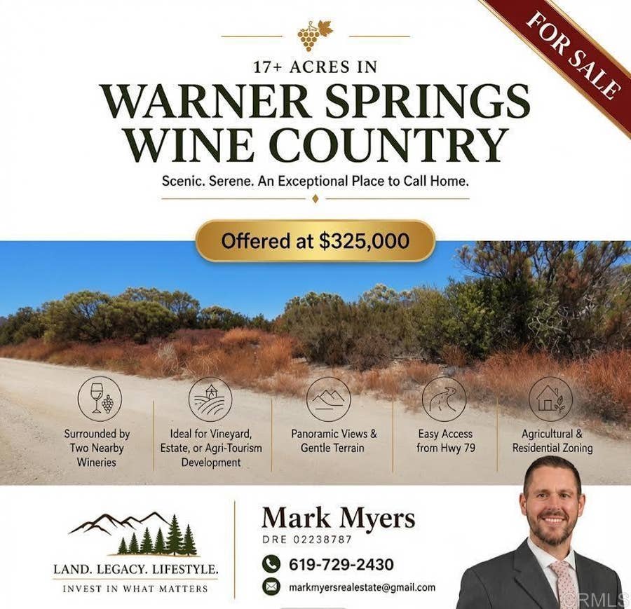 Property photo for 0 Silver Fox Road, Warner Springs, CA