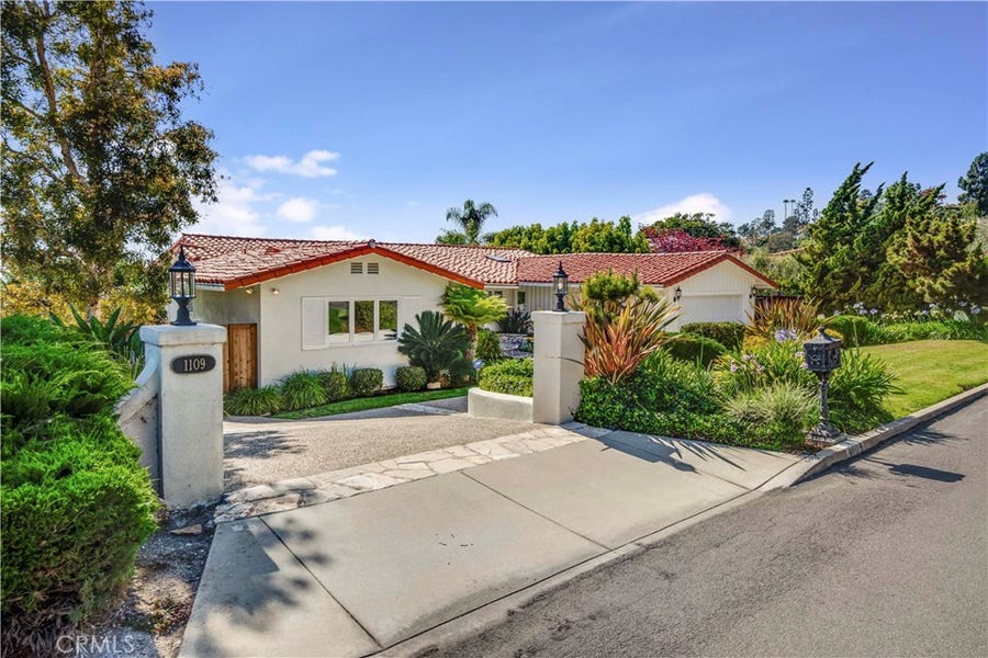 Property photo for 1109 Via Romero, Palos Verdes Estates, CA