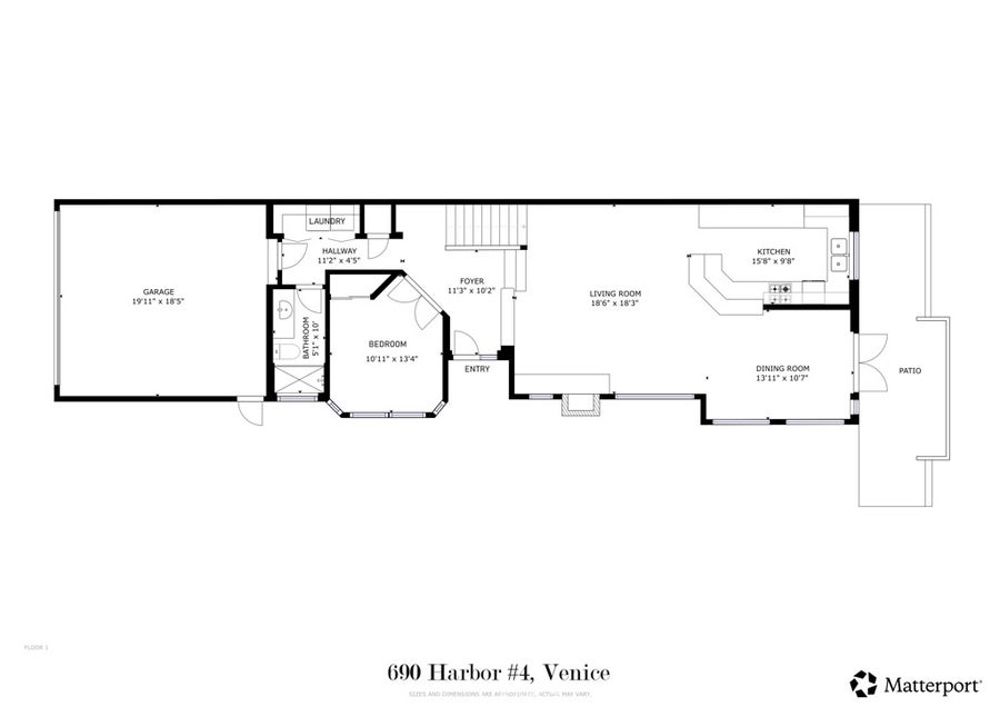 Property photo for 690 Harbor Street, #4, Venice, CA