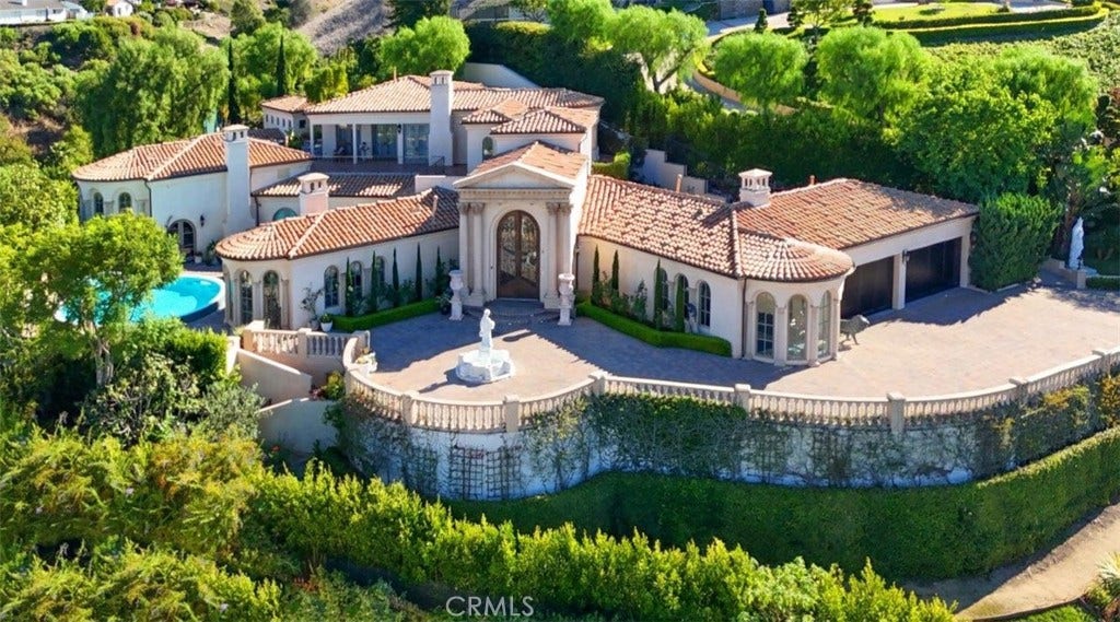 Aerial View of the Mansion