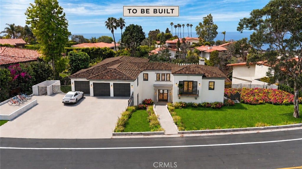 1417 Via Coronel, Palos Verdes Estates, CA 90274 TO BE COMPLETED BY 2028