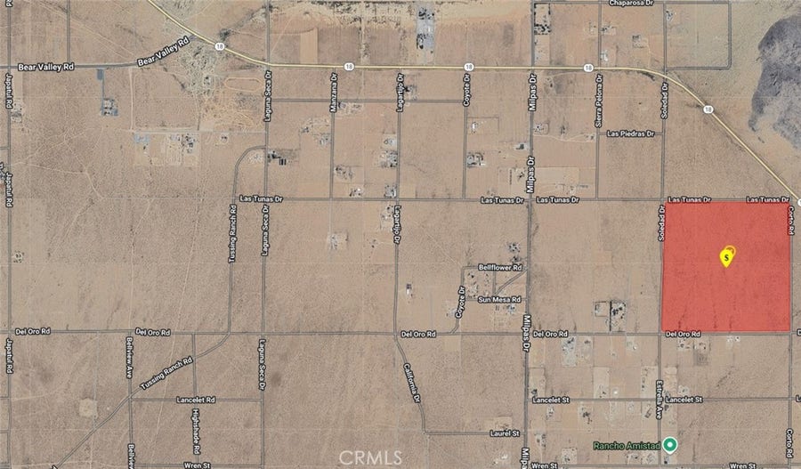 Property photo for 0 Del Oro, Apple Valley, CA