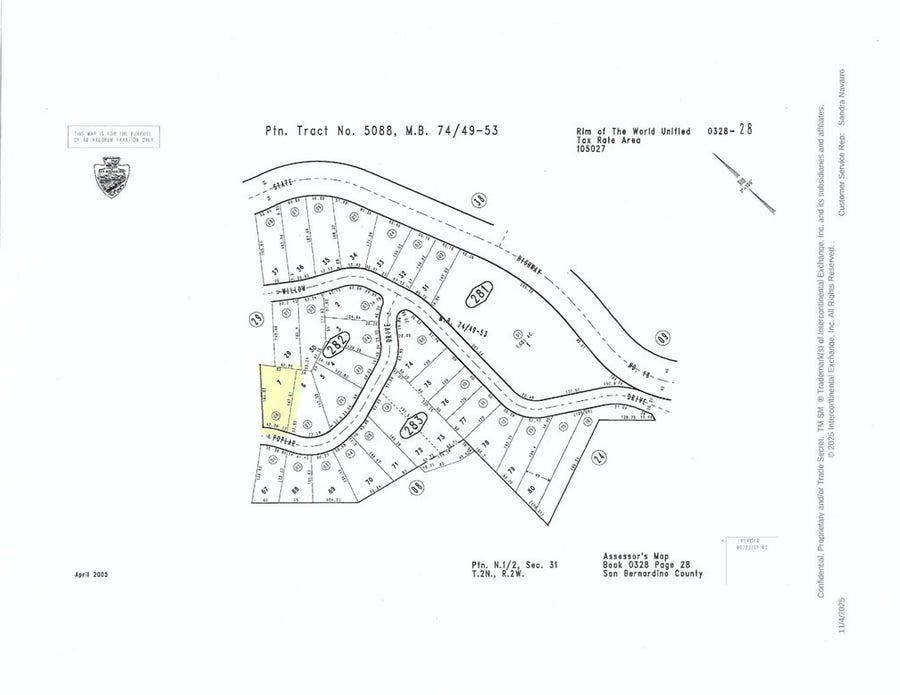 Property photo for 0 Poplar, Running Springs, CA