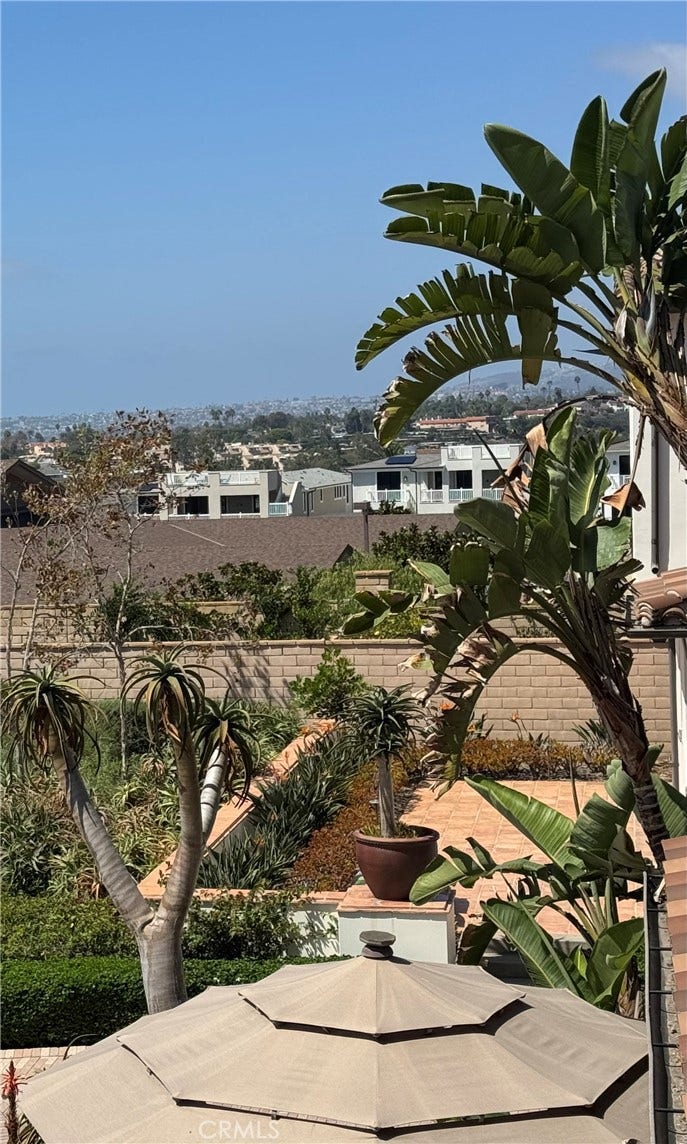 Balcony views towards Dana Point