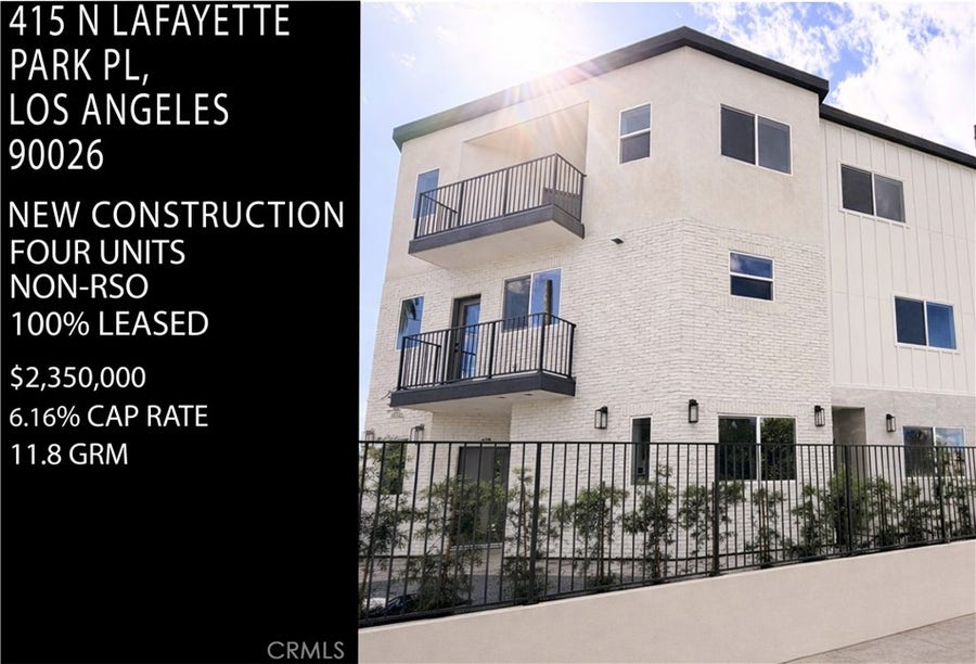 Property photo for 415 N La Fayette Park, Los Angeles, CA