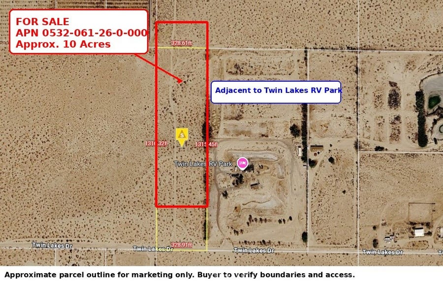 Property photo for 0 Address, Newberry Springs, CA