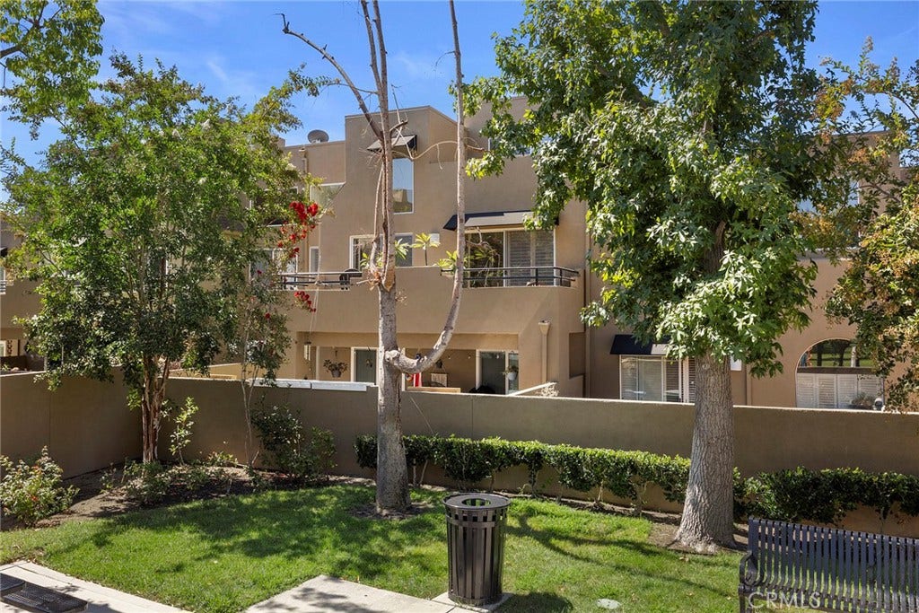 View of back of Condo from playground