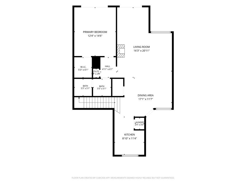 1st floor Primary Floor Plan