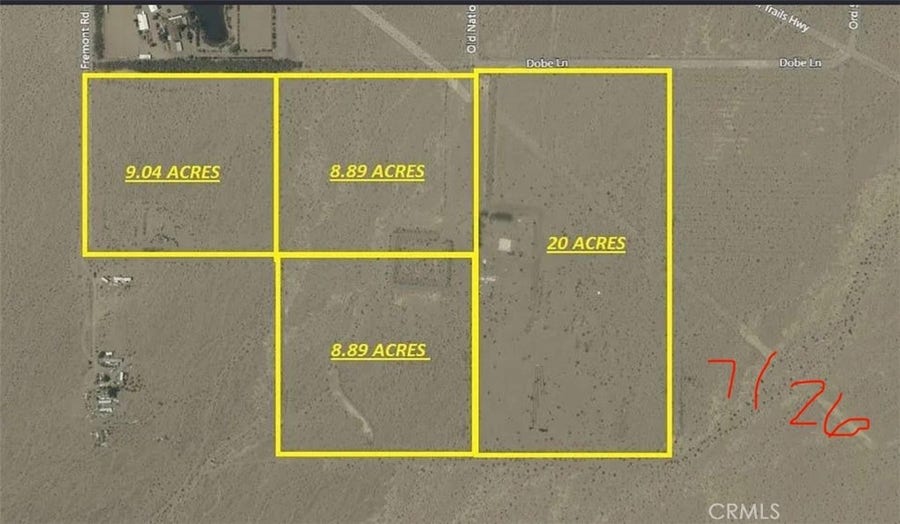 Property photo for 47555 Dobie, Newberry Springs, CA