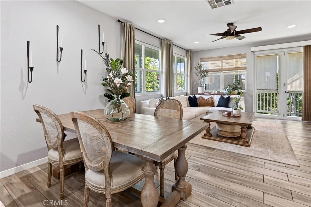 14 Marisol, Rancho Mission Viejo, CA 92694 Dining area leading to the family room.