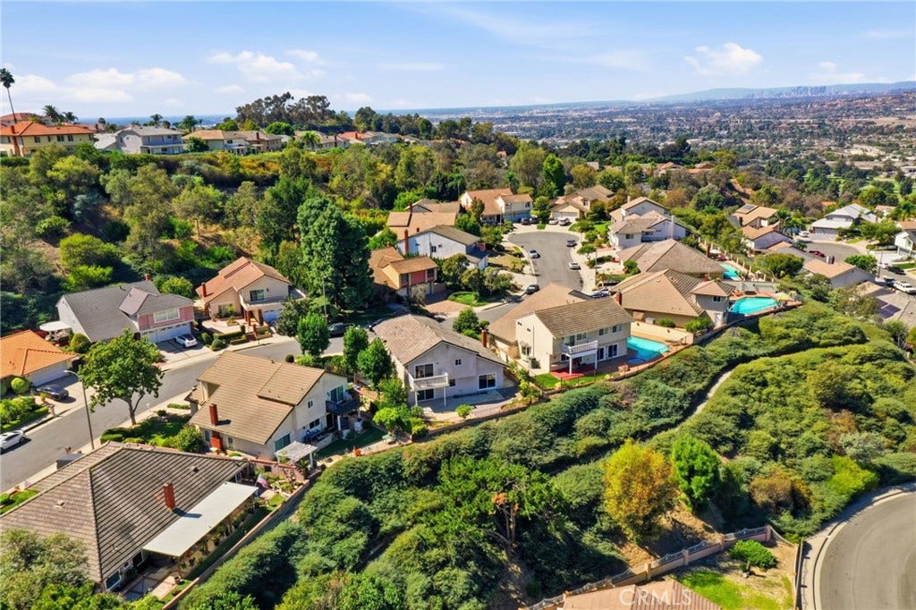11739 Rancho Verde Drive, Whittier, CA 90601 Drone - Westerly View At Prop Rear