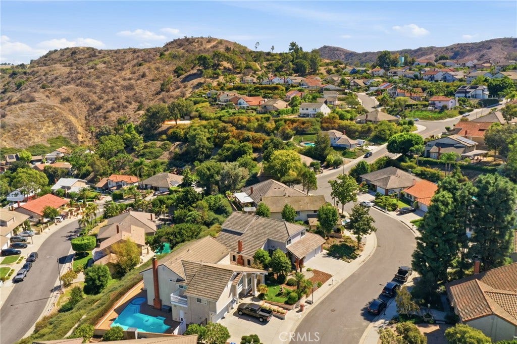 11739 Rancho Verde Drive, Whittier, CA 90601 Drone View Facing East