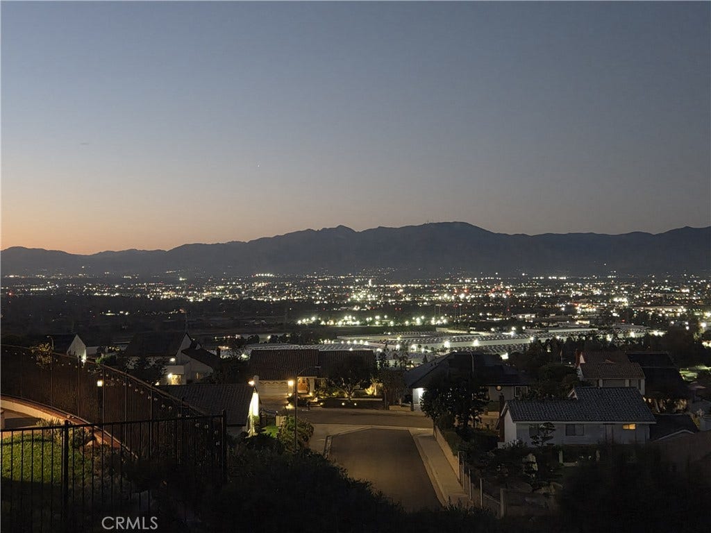 11739 Rancho Verde Drive, Whittier, CA 90601 City Lights - Balcony Deck View