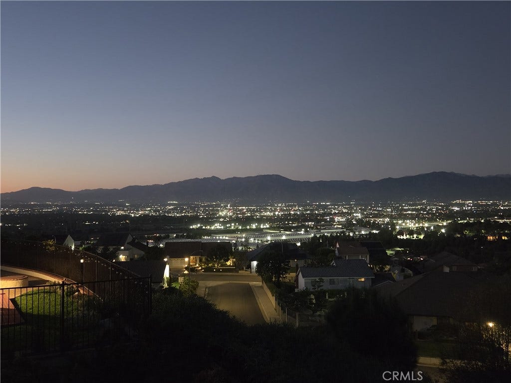 11739 Rancho Verde Drive, Whittier, CA 90601 City Lights View From Bal Deck - Full View Zoom-out