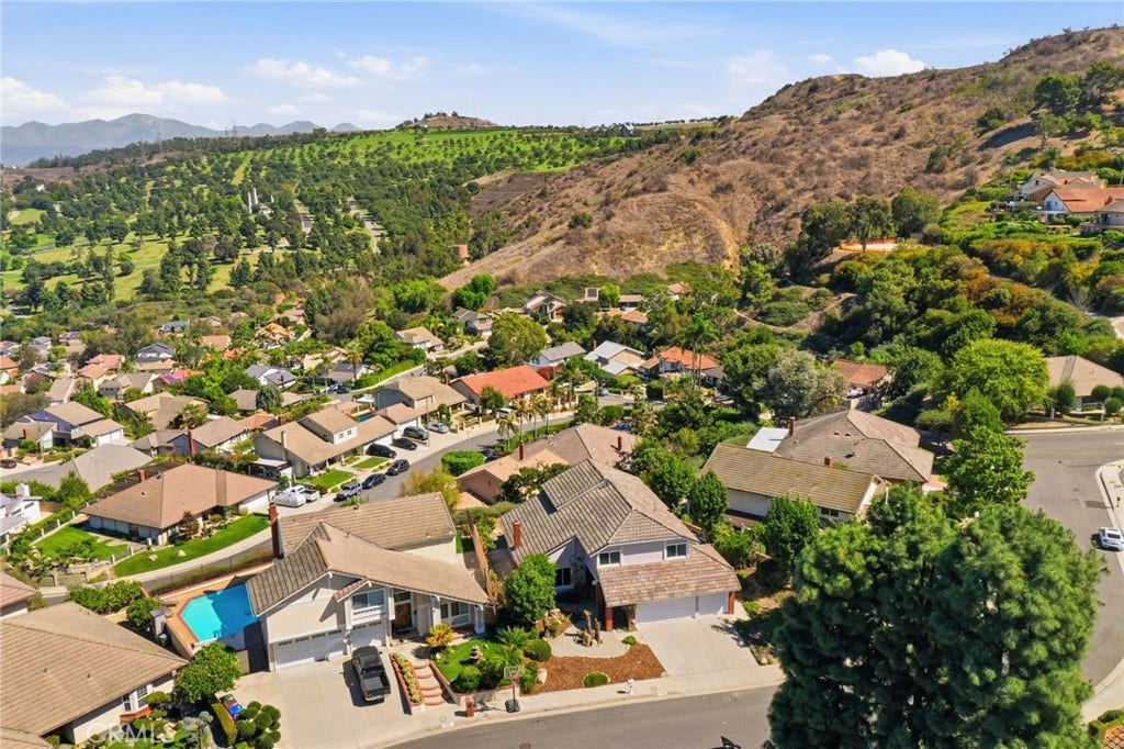 11739 Rancho Verde Drive, Whittier, CA 90601 Drone NE View at Prop Front