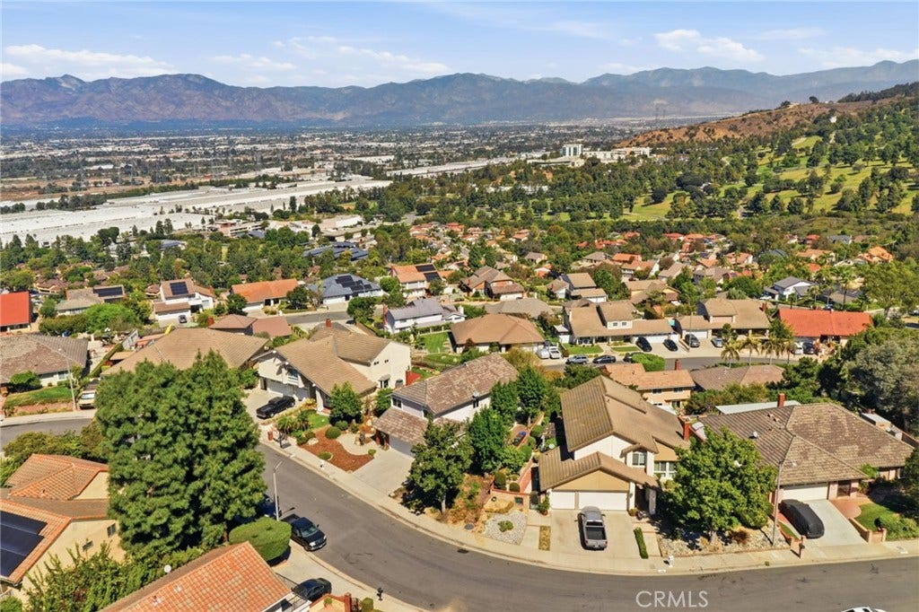 11739 Rancho Verde Drive, Whittier, CA 90601 Drone View Facing North