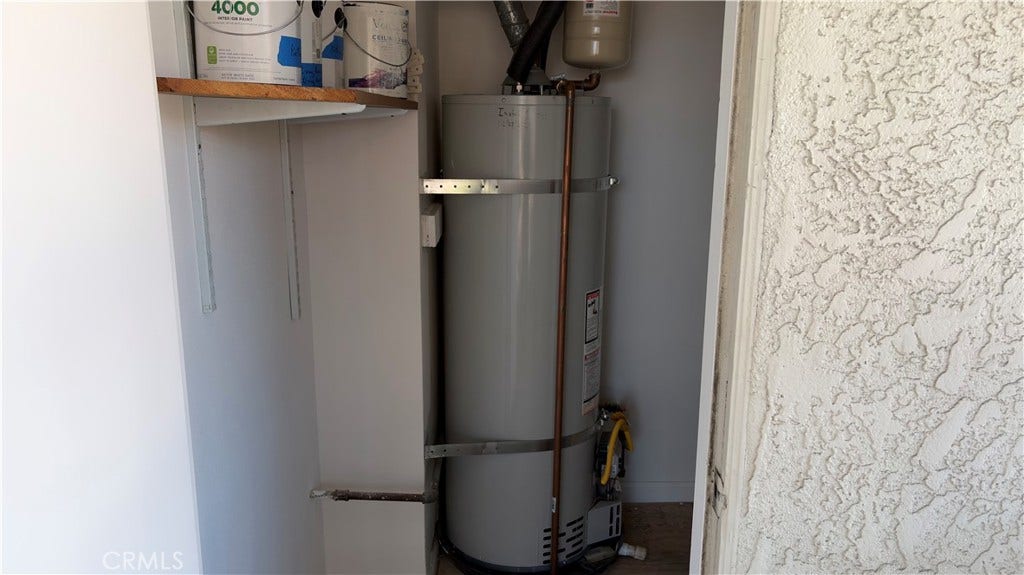 6358 Riviera Circle, Long Beach, CA 90815 Hot Water Heater and Closet