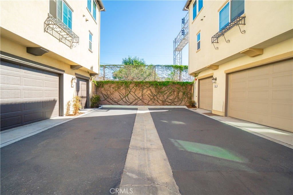 Shared driveway with attached garage access
