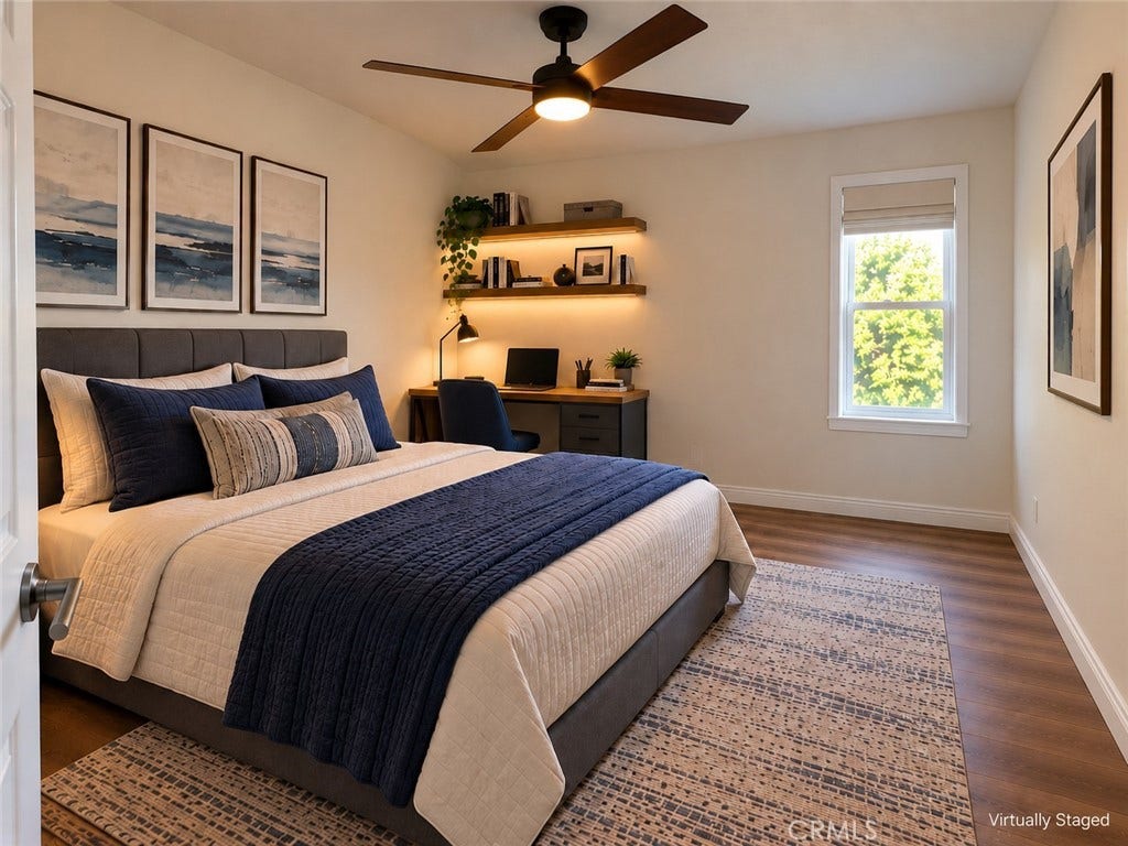 Bedroom 2 - V Staged