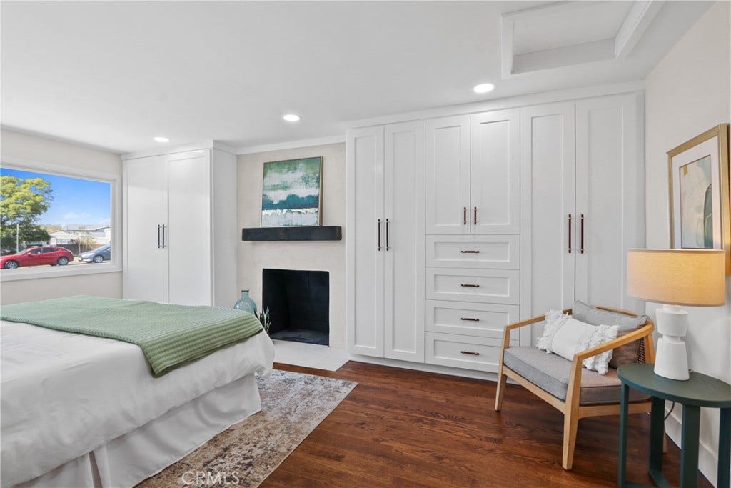 22910 Cabrillo Avenue, Torrance, CA 90501 Primary Bedroom w/ custom built in closets